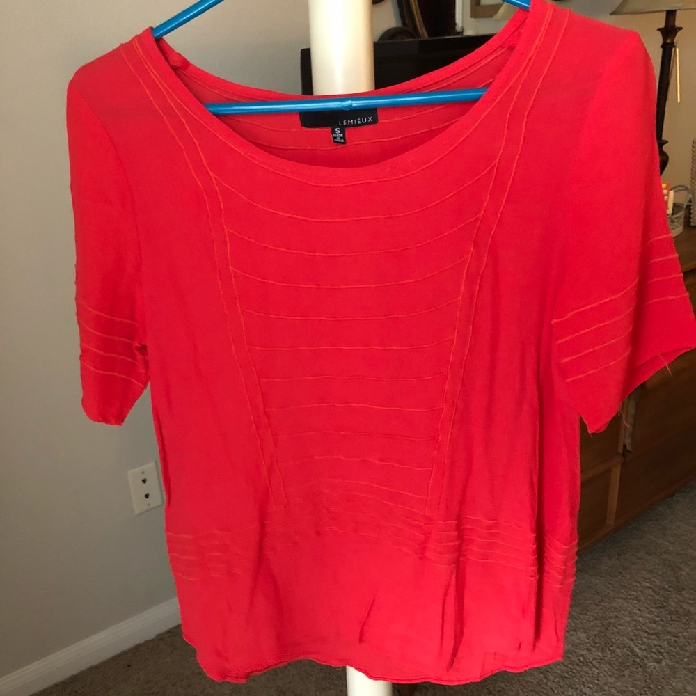 Red blouse